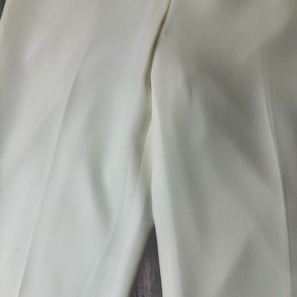 Lafayette 148 New York ‘Finesse Crepe Barrow Pant’ in “Cloud” Cream Size 8 - Picture 9 of 16